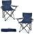 2 Pack Camping Chairs – Lightweight and Supportive Chairs for Teens and Lightweight Individuals – Compact, Durable, and Portable – Ideal for Camping, Hiking, Beach, and Picnics – Carry Bag