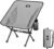 AnYoker Camping Chair Portable Beach Chair with Side Pocket – Compact Lightweight Folding Chair Backpack Hiking Chair Travel Tent Party NKAK(Gray)