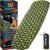 Sleeping Pad for Camping – Ultralight Sleeping Mat for Camping, Backpacking, Hiking – Lightweight, Inflatable Air Mattress – Compact Camping Mats for Sleeping- Green, 1pk