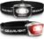 GearLight 2Pack LED Headlamp – Outdoor Camping Head Lamps with Adjustable Headband – Lightweight Battery Powered Bright Flashlight Headlight with 7 Modes and Pivotable Head and Red Light