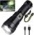 BengMxj Rechargeable LED Flashlights, 990000 High Lumens Flashlight, XHP70 Tactical Flashlight with Zoomable, 5 Modes, Super Bright Waterproof Flashlights for Emergencies, Camping, Hiking, Home